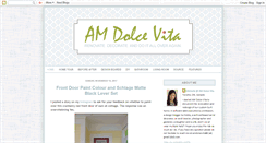 Desktop Screenshot of amdolcevita.com